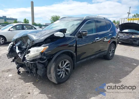 2015 Nissan Rogue Sl из США, поврежденный, VIN 5N1AT2MV1FC804498